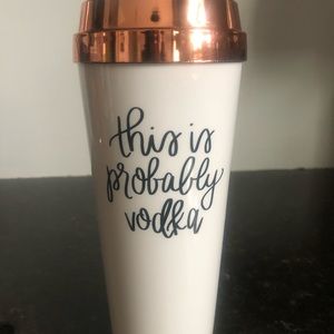 Sweet water decor This Is Probably Vodka travel mug
